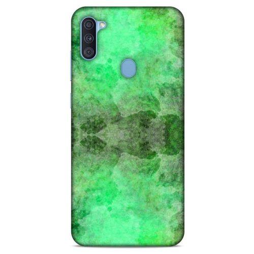 Mermer Desenli (22) Tema Tam Koruma Kılıfı Açık Yeşil Samsung Galaxy A11 Kılıf