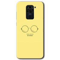 Xiaomi Redmi Note 9 Kılıf HD Desen Baskılı Arka Kapak + Temperli Cam - Be Honest