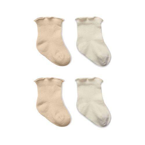 Bistyle Bistyle Overlok Style Penye Soket Çorap 2li 10153 Bej