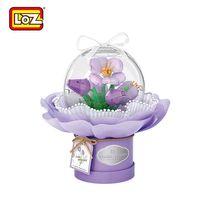 LZ1297 LOZ  LEDLİ ORKİDE BUKETİ  BLOCK OYUNCAK 272 PARÇA