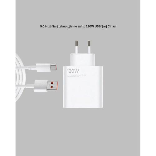 120 Watt Hızlı Şarj Adaptörü Samsung S20 S21 S22 S23 Uyumlu
