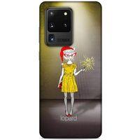 Samsung Galaxy S20 Ultra Kılıf FunnyMaX (32) Soft Silikon Kılıf Turuncu Kahve