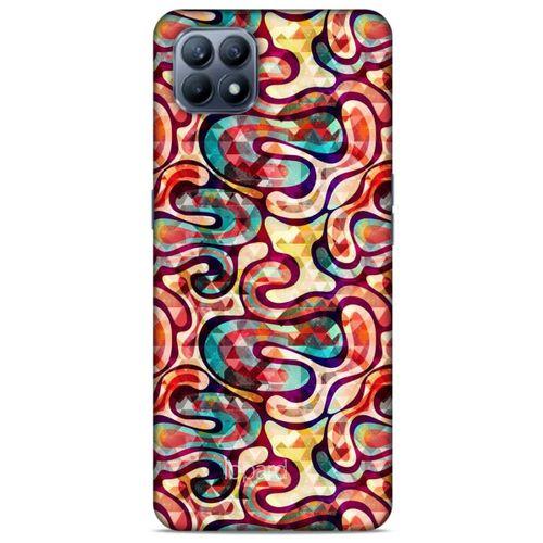 Huawei P40 Lite Kılıf Pastel Renkler (34) Slim Armor Kılıf Karışık Renkli