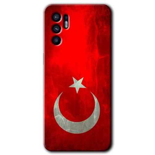 Oppo Reno 6 Kılıf HD Desen Baskılı Arka Kapak - Albayrak