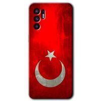 Oppo Reno 6 Kılıf HD Desen Baskılı Arka Kapak - Albayrak