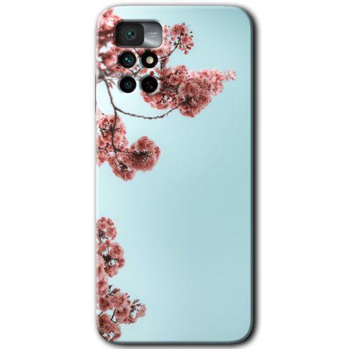 Xiaomi Redmi Note 11 4G HD Baskılı Kılıf + 9D Tam Ekran Koruyucu - Japon Çiçeği