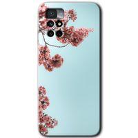 Xiaomi Redmi Note 11 4G HD Baskılı Kılıf + 9D Tam Ekran Koruyucu - Japon Çiçeği