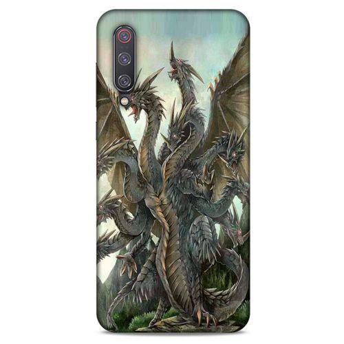 Xiaomi Mi 9 Kılıf Dragons (35) Fit Design Kılıf 9 Başlı Ejderha