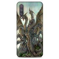 Xiaomi Mi 9 Kılıf Dragons (35) Fit Design Kılıf 9 Başlı Ejderha