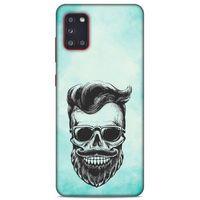 Lopard Samsung Galaxy A31 Uyumlu Kılıf Tattoo's (25) Antişok Kapak Mustache