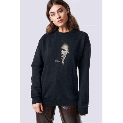 Prison Break Season 4 Baskılı Siyah Kadın Sweashirt