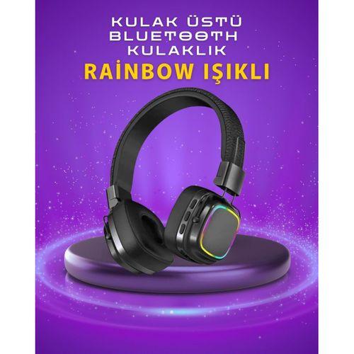 Renkli Işık Efektli Bluetooth 5.3 Müzik Kulaklığı