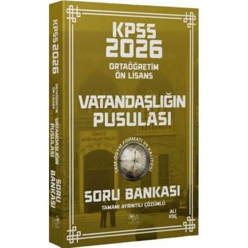 2026 KPSS Lise Ortaöğretim Ön Lisans Vatandaşlık Vatandaşlığın Pusulası Soru Bankası CBA Yayınları