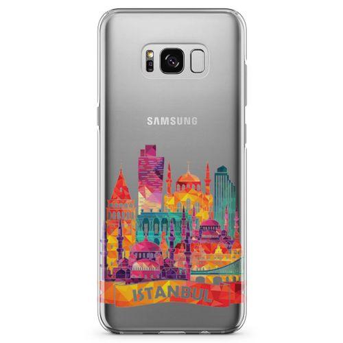 Samsung Galaxy S8 Plus Kılıf İstanbul Turistik Mekanlar Arka Kapak Koruma Desenli Full Koruyucu