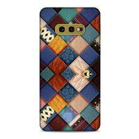 Samsung Galaxy S10e Kılıf Patchwork (31) TPU Kılıf Karışık Renkli
