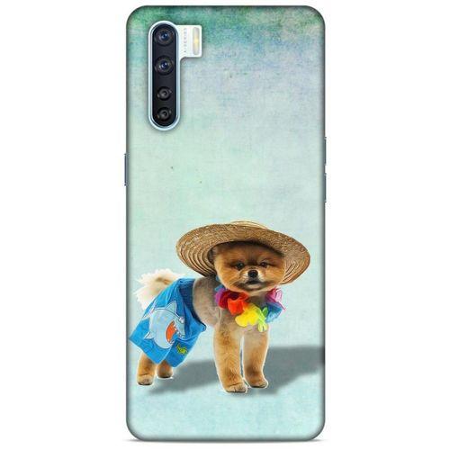 Oppo A91 Kılıf Köpek Kıyafetleri (16) Kalın Kılıf Pomeranian Şort
