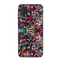 Samsung Galaxy M31 Kılıf Youtuber Doodle Arka Kapak Silikon Koruma Full Koruyucu