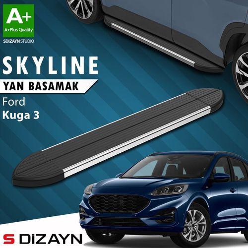 S-Dizayn Ford Kuga 3 Skyline Krom Yan Basamak 183 Cm 2020 Üzeri A+ Kalite
