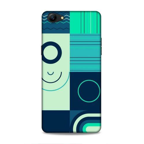 Oppo A79 Uyumlu Kılıf Insomnia (10) Full Koruma Kılıfı Yeşil Lacivert