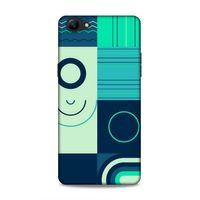 Oppo A79 Uyumlu Kılıf Insomnia (10) Full Koruma Kılıfı Yeşil Lacivert