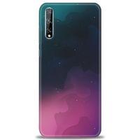Huawei P Smart S Kılıf HD Baskılı Kılıf - Gökyüzü + Tam Ekran Koruyucu