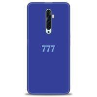 Oppo Reno 2Z Kılıf HD Baskılı Kılıf - 777 + Tam Ekran Koruyucu