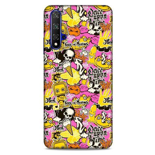Graffitix (40) Desenli Silikon Kapak Huawei P Smart S Y8P Kılıf