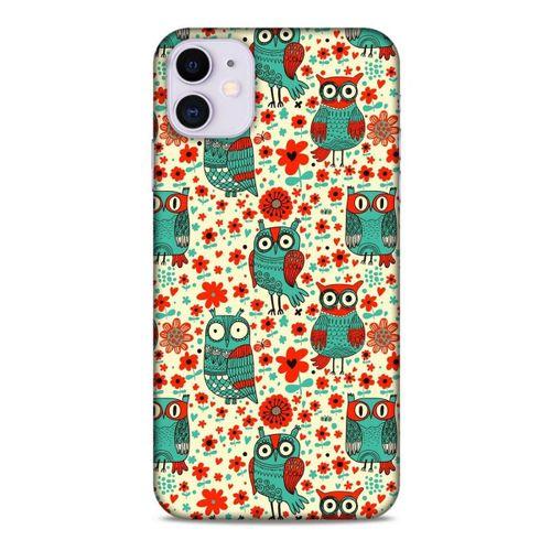 Baykuşlar (14) Desenli Silikon Kapak Telefon Kabı Apple Iphone 11 Kılıf