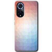 Huawei Nova 9 Kılıf HD Desen Baskılı Arka Kapak - Polygon Graident 3
