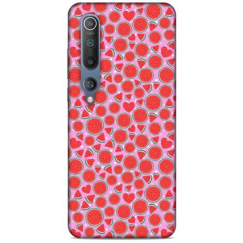 Xiaomi Mi 10 Uyumlu Kılıf Pembe Delisi (30) Silicone Case Karpuz