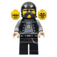 Lego Minifigür Lone Wolf Biker Stuntz Driver cty1485