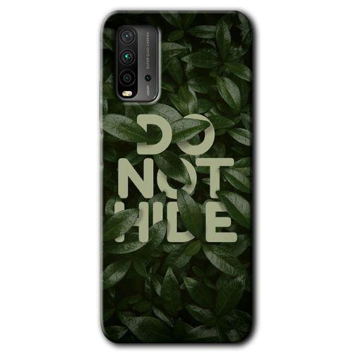 Xiaomi Redmi 9T Kılıf Baskılı Arka Kapak - Do Not Hide +Tam Ekran Koruyucu