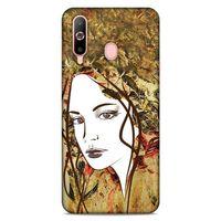 Lopard Samsung Galaxy A60 Uyumlu Kılıf Sürreal Yüzler ♀ (28) Arka Kapak Desenli