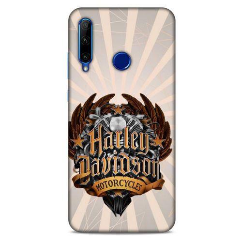 Huawei Honor 20 Lite Uyumlu Kılıf Motorsiklet (3) Kapak Harley Davidson