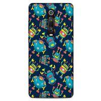 Retro (9) Desen Kılıf Renkli Xiaomi Mi 9T Kılıf