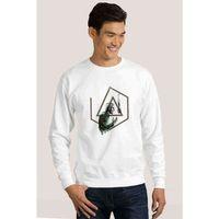 Link İn Park Chester Bennington Numb Baskılı Beyaz Erkek Sweatshirt