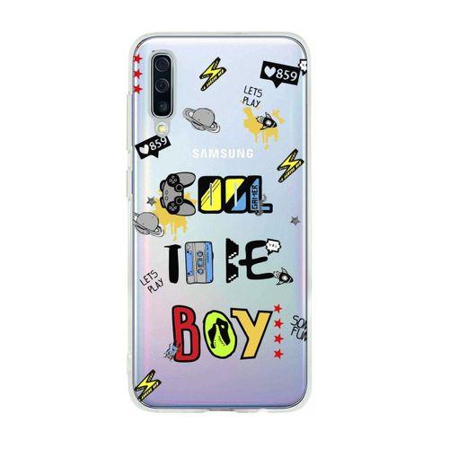 Samsung A50 Cool It Be Boy Premium Şeffaf Silikon Kılıf