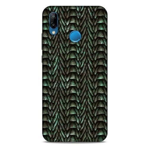 Huawei P20 Lite Kılıf Dragons (9) Kılıf Ejderha Cilt Açık Yeşil