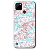 Realme C21 Kılıf Baskılı Arka Kapak - Çin Mandala 1 +Tam Ekran Koruyucu