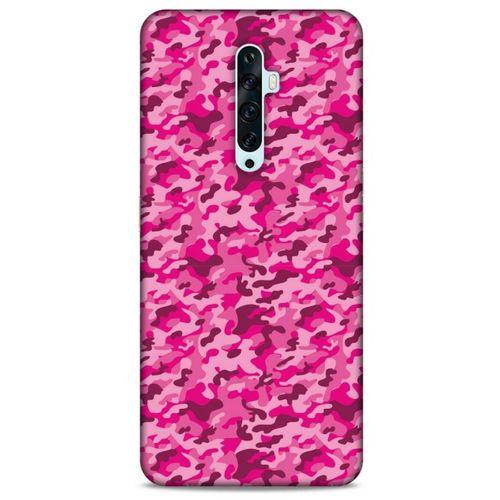 Oppo Reno 2z Uyumlu Kılıf Pembe Delisi (32) Soft Silikon Kılıf Kamuflaj