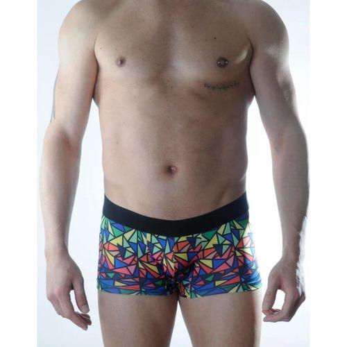Erkek Renkli Desenli Boxer