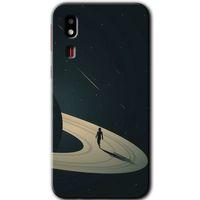 Galaxy A2 Core Kılıf HD Desen Baskılı Arka Kapak - Space Planet + Kırılmaz Cam