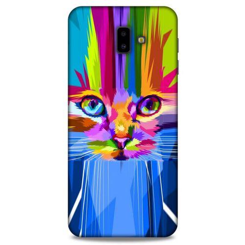 Lopard Samsung Galaxy J6 Plus Uyumlu Kılıf Kediler (17) Tasarım Kılıf Rainbow