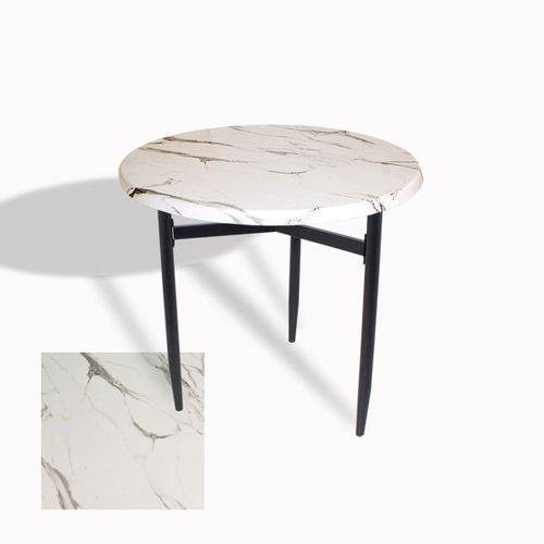 Dockers Venedik Masa Yuvarlak Çap 80 ESB (Werzalit, Wermodin veya Allzalit Tabla) - Afyon Mermer