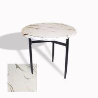 Dockers Venedik Masa Yuvarlak Çap 80 ESB (Werzalit, Wermodin veya Allzalit Tabla) - Afyon Mermer