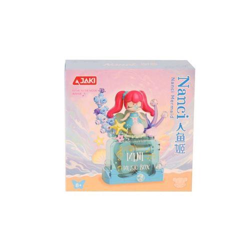 HK112 JAKİ DENİZ KIZI MÜZİK KUTUSU 131 PARÇA BLOCK