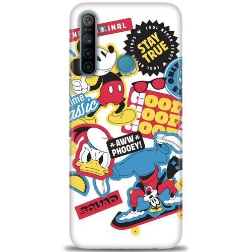 Realme 6i Kılıf HD Baskılı Kılıf - Stay True + Tam Ekran Koruyucu