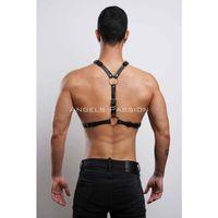 Perçin Detaylı Erkek Göğüs Harness, Erkek Parti Aksesuar
