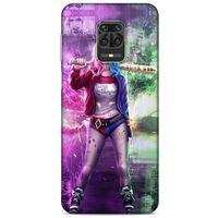 Xiaomi Redmi Note 9 Pro Uyumlu Kılıf Harley Quinn (30) Silicone Case Koyu kahverengi