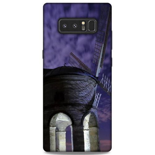 Lopard Samsung Galaxy Note 8 Uyumlu Kılıf Gece'S (16) Kalın Kılıf Mor